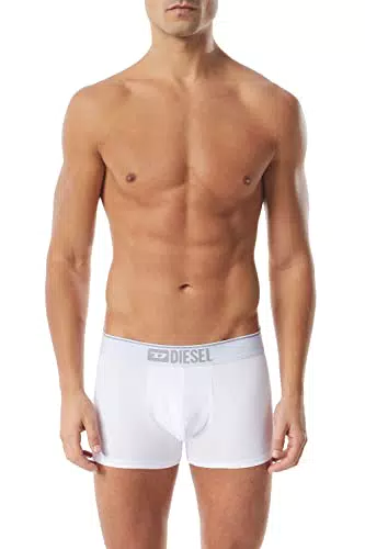 Diesel UMBX-damienthreepack Boxer Corti, Bianco, XS Uomo