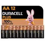 Batterie Duracell Plus AA - Alcalina 1.5V - Fino al 100% di extra durata - Affidabilità per i dispositivi a uso quotidiano - 0% plastica nel pacco - 10 anni di conservazione - LR6 MN1500