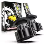 EASY EAGLE H7 LED Lampadine, 12000LM 60W Faro per Auto Kit di Conversione 6500K Bianco Freddo