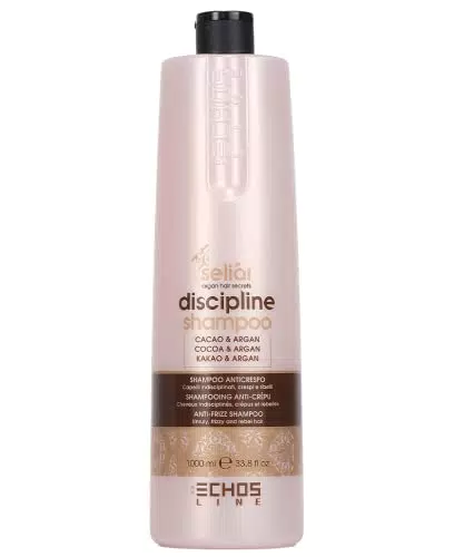 Echosline Seliàr Discipline Shampoo Disciplinante Anticrespo Capelli Crespi e Ribelli, 1000 ml