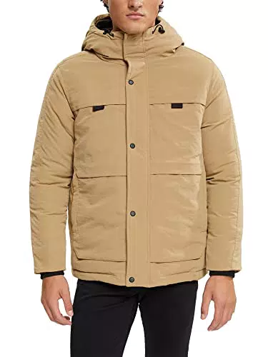edc by Esprit 092cc2g311 Giacca, 250/kaki Beige