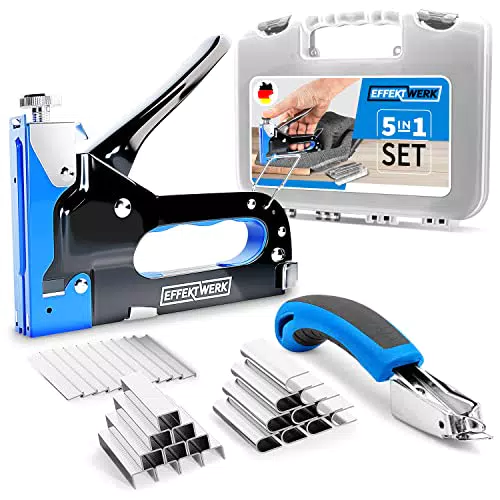 EFFEKTWERK Set Fissatrice Manuale - Testato TÜV GS - Fissatrice per Legno