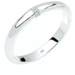 Elli diamonds Anello Donna Classico con diamante In Argento Sterling 925