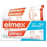 elmex Dentifricio Protezione Carie, Reminiralizza e Protegge Efficacemente i Denti dalla Carie, 2 pezzi x 75ml