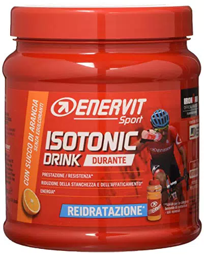 Enervit Sport Durante Bevanda Isotonica Con Succo Di Arancia 420 g + Borraccia