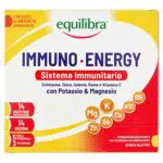 Equilibra Integratori Alimentari, Immuno Energy, Integratore per la Normale Funzione del Sistema Immunitario a Base di Sali Minerali e Vitamine