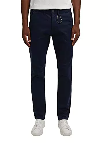ESPRIT 991ee2b305 Pantaloni, 400/Navy, 30W x 34L Uomo