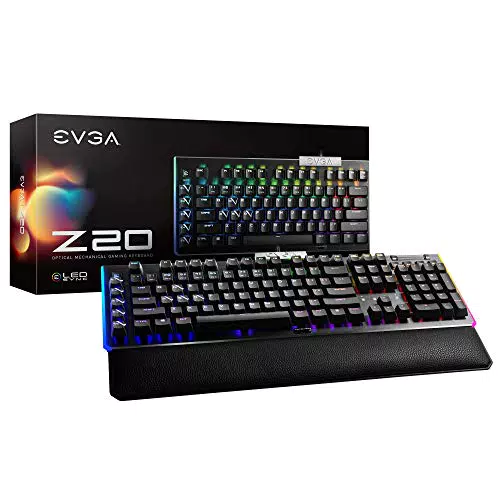 EVGA Z20 RGB Optical Mechanical Gaming Keyboard US Layout 811-W1-20US-KR