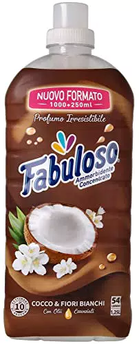 Fabuloso Ammorbidente Concentrato Sensations Cocco, 1.25L