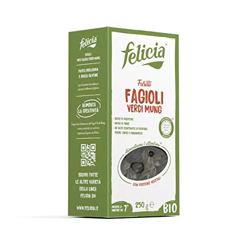 Felicia Fusilli 100% fagiolo Mung Bio - 250 g