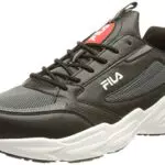 FILA SALUZZO, Scarpe da Ginnastica Uomo, Nero/Rosso