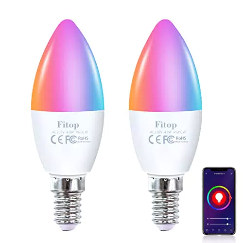 Lampadine intelligenti Alexa, E14 , 2 pezzi