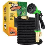 Flexi Hose Upgraded - Tubo espandibile da Giardino - 8 funzioni - Nero - 30 m