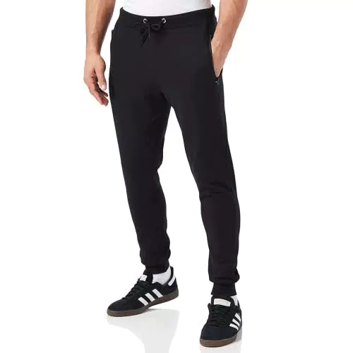 FM London Hyfresh Slim Fit Pantaloni Sportivi, Nero
