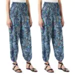 FM London - Pantaloni da Yoga Morbidi da Donna, blu, 38