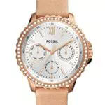 Fossil Izzy Orologio da donna, misura cassa 35 mm, movimento al quarzo con display analogico multifunzione