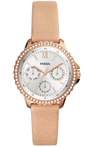 Fossil Izzy Orologio da donna, misura cassa 35 mm, movimento al quarzo con display analogico multifunzione