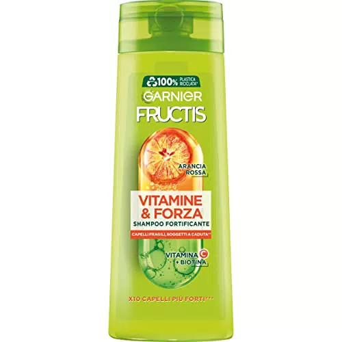 Garnier Fructis Vitamine&Forza, Shampoo Fortificante per Capelli Fragili e Soggetti a Rottura