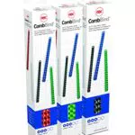 GBC Dorsi plastici 21A 8mm 25pz - Bianco - 4020636