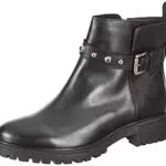 Geox D Hoara F, Stivaletti Donna, Nero