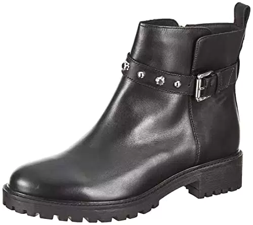 Geox D Hoara F, Stivaletti Donna, Nero