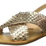 Geox D Sozy S A, Sandali Donna, Oro