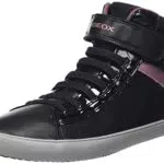 Geox J Gisli Girl A, Sneakers Bambine e ragazze, Nero/Rosa