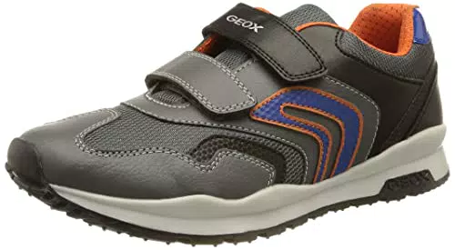 Geox J Pavel A, Sneakers Bambini e ragazzi, Grigio,
