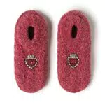 Goldenpoint Slipper Donna Fantasia Treccia, Colore Rosso, L