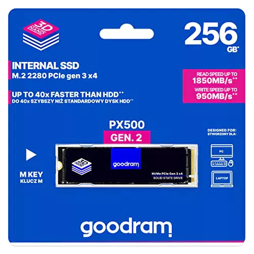 Goodram SSD PX500-G2 256 GB M.2 PCIE 3X4 NVME
