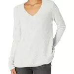 Goodthreads Maglione con Scollo a v Elasticizzato di Medio Spessore Vestibilità Comoda Donna