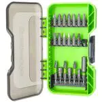 Greenworks set punte avvitatore con adattatori per bussola a impatto e supporto magnetico