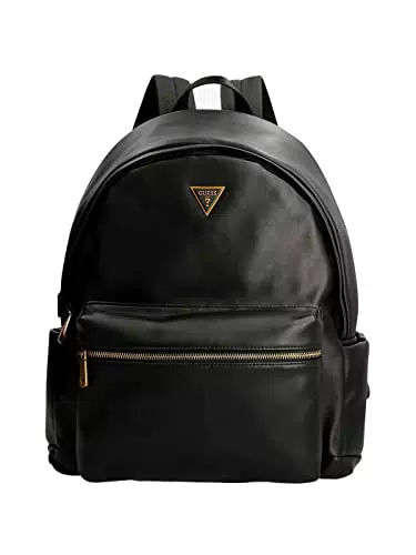 Guess Scala Smart Round Backpack, Zaino Uomo, Black