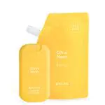 HAAN - Spray igienizzante per mani 30 ml + sacchetto di ricarica 100 ml, Fraganza Citrus Noon