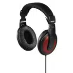 Hama 184012 Cuffie Stereo Hifi, Nero/Rosso