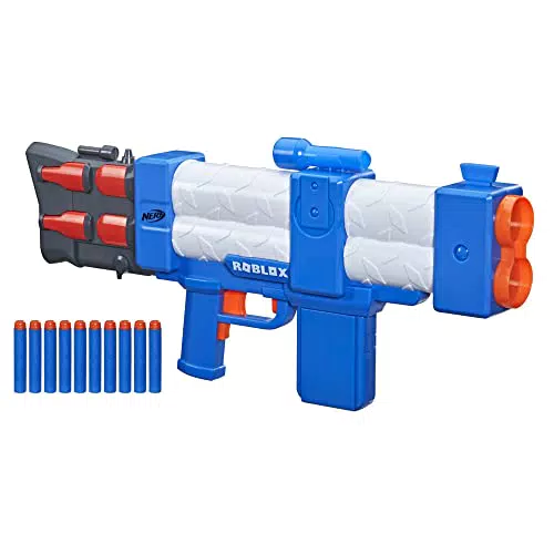 Hasbro Nerf Roblox - Arsenal: Pulse Laser, blaster lancia-dardi motorizzato