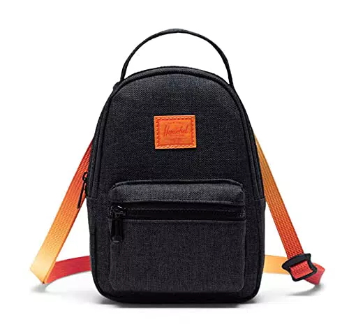 HERSCHEL 10727-03924 NOVA CROSSBODY BLACK CROSSHATCH SUNSET Unisex - Adulto Zaino Taglia Unica