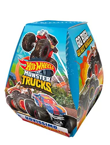Hot Wheels - Uovissimo Monster Trucks, con 2 Veicoli Monster Trucks e 4 Accessori