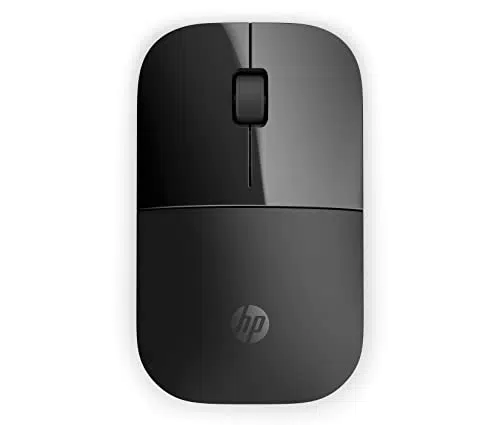 HP Mouse wireless sottile USB Z3700 nero da con sensore ottico LED blu 1200 dpi