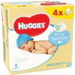 Huggies Pure Baby Wipes - Confezione da 4