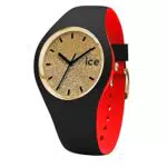 Ice-Watch ICE Loulou Gold Glitter Orologio Nero da Donna con Cinturino in Silicone