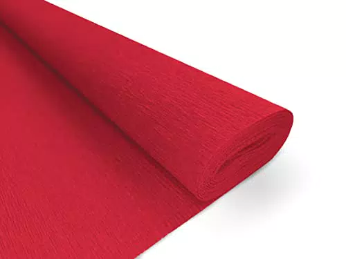 Interdruk Carta Crepe Premium 107 Czerwony 200 x 50 cm