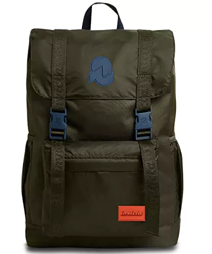 Invicta Zaino - CHAT, Verde Militare, Tasca Porta PC 15