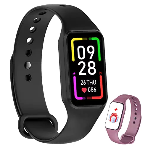 IOWODO R1 Smartwatch uomo donna con ossimetro Monitor Contapassi frequenza cardiaca Sonno Pedometro