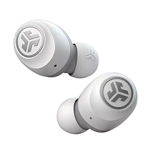 JLab Go Air Auricolari Wireless con custodia di ricarica USB, Bianco