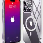 Kakalux, Custodia magnetica iPhone 14Pro, compatibile con la ricarica wireless