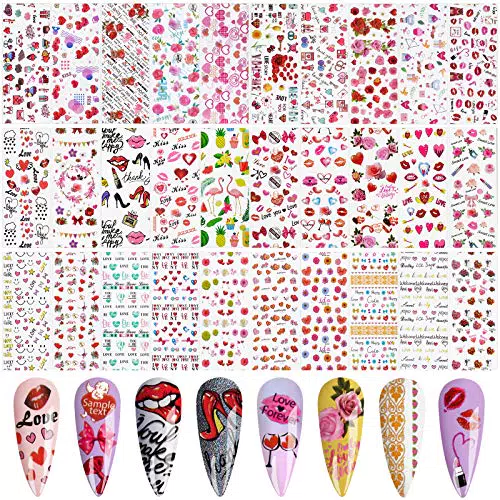 Set 50 adesivi per unghie