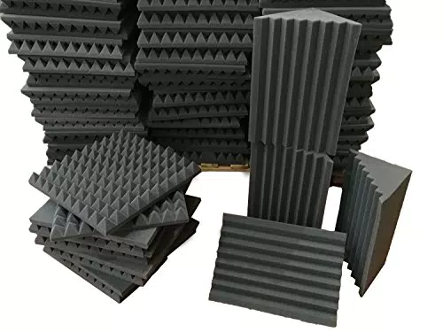 Keyhelm, Pannelli Fonoassorbenti + 4 Basstrap Scanalato H50 D25