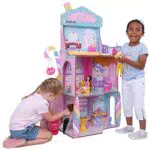 KidKraft - Castello candito Set da Gioco a 3 Piani per Bambole da 30 cm