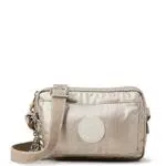 Kipling ABANU, Borse a Tracolla, Donna, Argento, Taglia unica